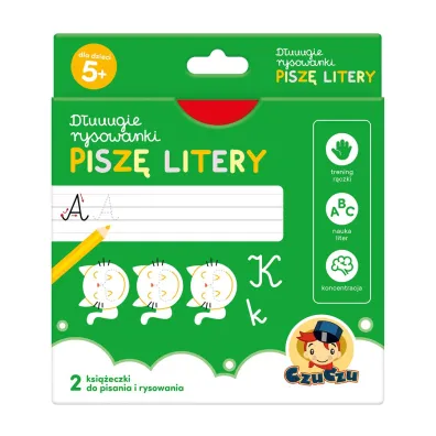D�uuugie rysowanie. Pisz� literki