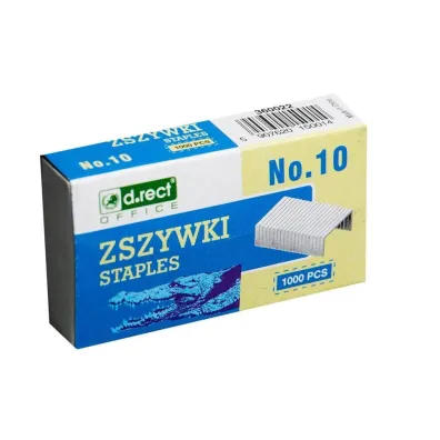 D.rect Zszywki 10mm 1000szt