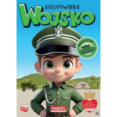 Wojsko Kolorowanka z naklejkami - Agata Niemirska