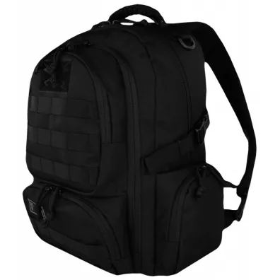 St. Majewski Plecak 4-komorowy Military Black