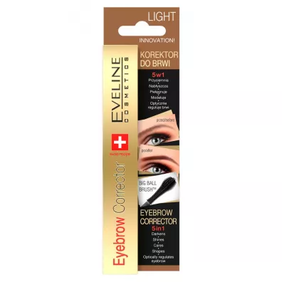 Eveline Cosmetics Eyebrow Corrector 5w1 korektor do brwi Light 9 ml