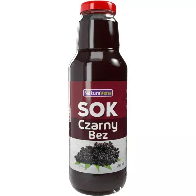NaturaVena Sok z czarnego bzu 750 ml