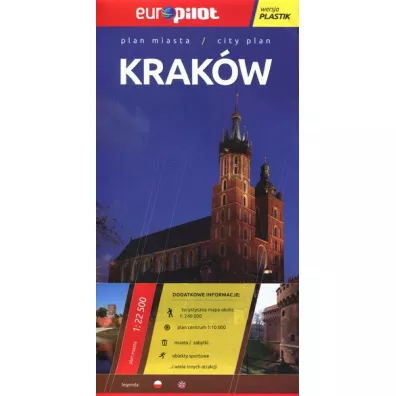 Krak�w plan miasta 1:22 500 Europilot/plastik