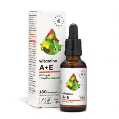 Aura Herbals Witamina A + E Suplement diety w kroplach 30 ml