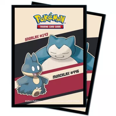 Ultra Pro: Deck Protector Sleeves - Snorlax and Munchlax 65 szt.