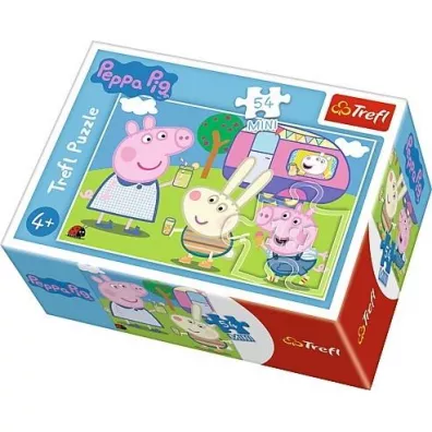 Puzzle mini 54 el. Weso�y dzie� �winki Peppy 4 Trefl