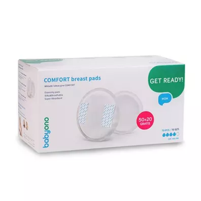 Babyono Wkadki laktacyjne Comfort 70 szt.