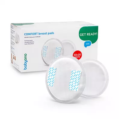Babyono Wkadki laktacyjne Comfort 70 szt.