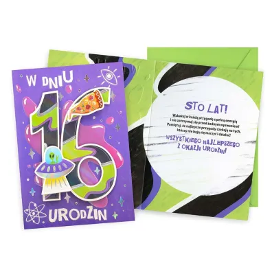 Kukartka Karnet Urodziny 16