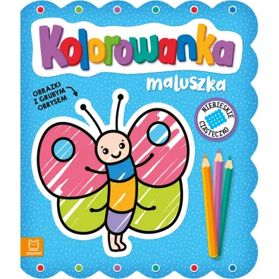 Obrazki z grubym obrysem. Niebieskie ciasteczko - Agnieszka Bator