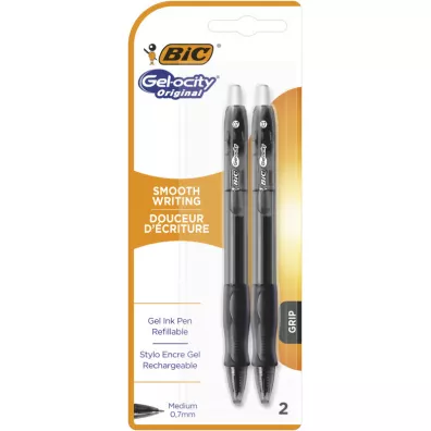 Bic Dugopis elowy Gel-ocity Original czarny 2 szt.
