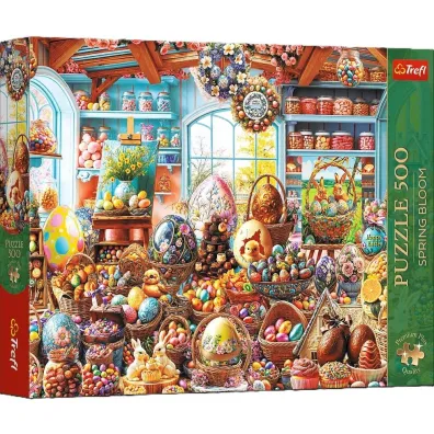 Puzzle 500 Premium Plus Wielkanocny sklepik TREFL