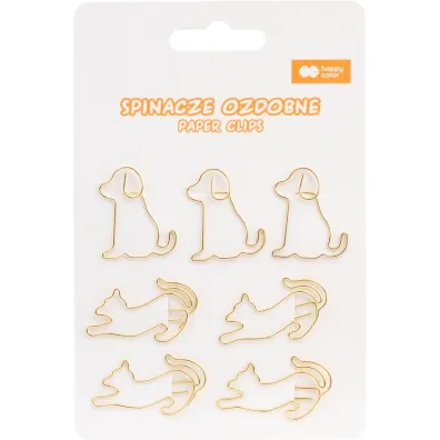 Happy Color Spinacze ozdobne Cat&Dog 7 szt.