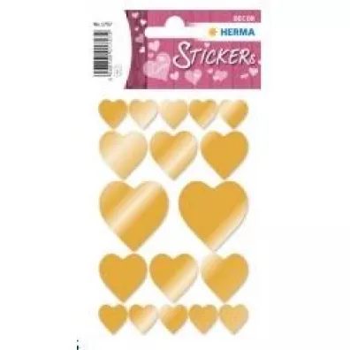 Herma Naklejka Decor zote serca