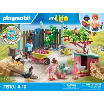 Playmobil My Life Ma�a kurza ferma w ogr�dku Tiny House 71510