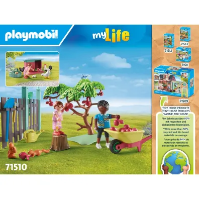 Playmobil My Life Ma�a kurza ferma w ogr�dku Tiny House 71510