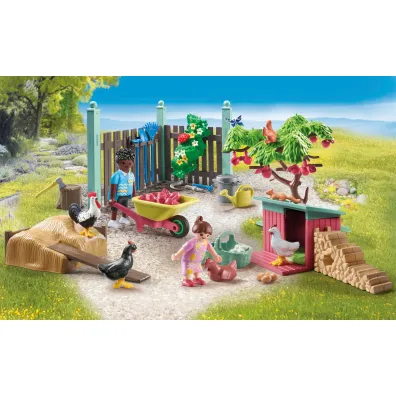 Playmobil My Life Ma�a kurza ferma w ogr�dku Tiny House 71510