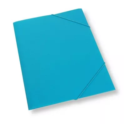 Penword Teczka A4 z gumk� plastikowa jasnoniebieska
