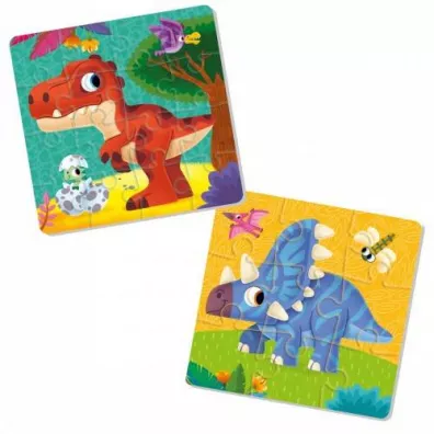 Puzzle piankowe 2w1 Dinozaury Roter Kafer