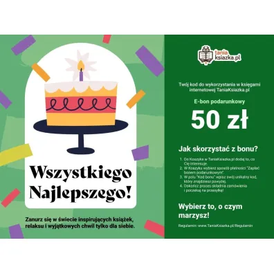 e-Bon Karta Podarunkowa Wszystkiego najlepszego 50 z� TaniaKsiazka.pl