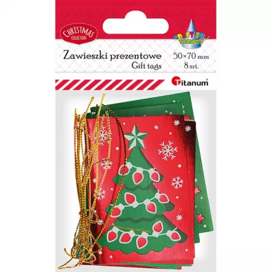 Titanum Karnety prezentowe Boe Narodzenie 50x70mm 8szt