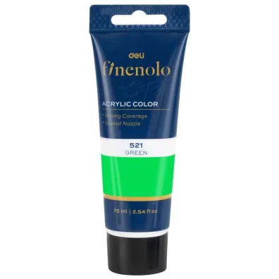 Deli Farba akrylowa Finenolo zielona 75ml