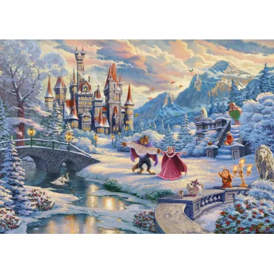 Puzzle 1000 el. Thomas Kinkade Pi�kna i Bestia G3