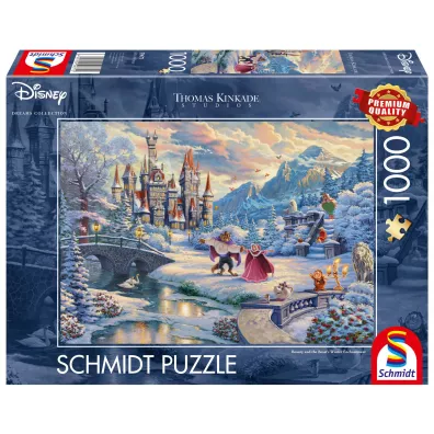 Puzzle 1000 el. Thomas Kinkade Pi�kna i Bestia G3