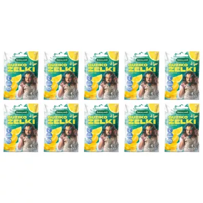 Bakalland Kleks Guziko elki cytrynowe zgrzewka 10 x 34 g