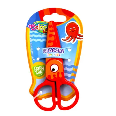 Patio No�yczki plastikowe Colorino Kids z oczkiem 12,5 cm