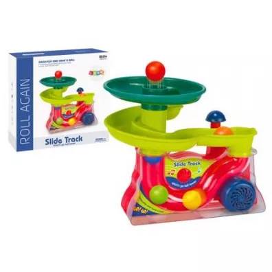 Zje�d�alnia dla kulek z dzi�kiem LeanToys