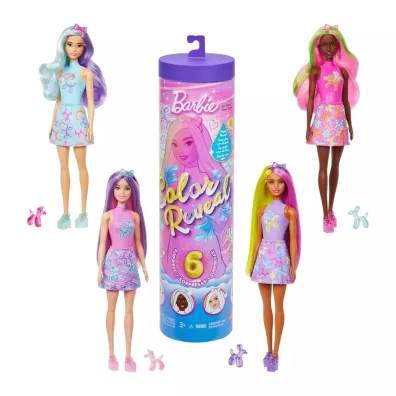 Barbie Color Reveal Lalka Balonowe zwierz�tka Mattel