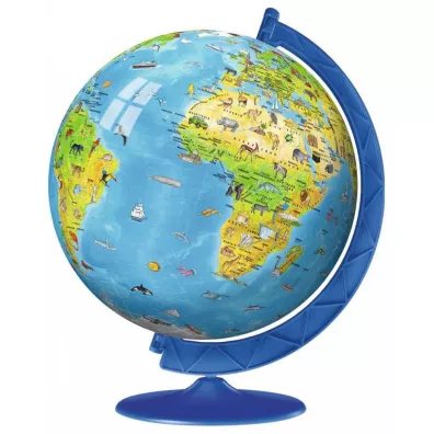 Puzzle 3D 180 el. Globus po angielsku Ravensburger