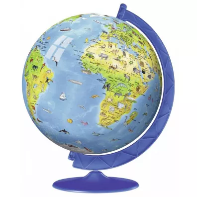Puzzle 3D 180 el. Globus po angielsku Ravensburger