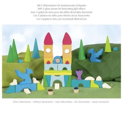 Puzzle Zamek uk�adanka z l�ni�cymi kamieniami Goki