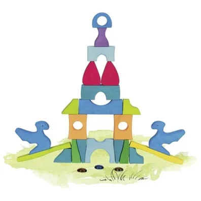 Puzzle Zamek uk�adanka z l�ni�cymi kamieniami Goki