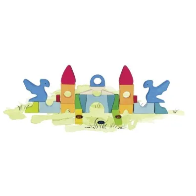 Puzzle Zamek uk�adanka z l�ni�cymi kamieniami Goki