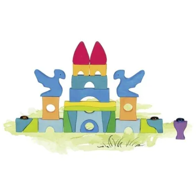 Puzzle Zamek uk�adanka z l�ni�cymi kamieniami Goki