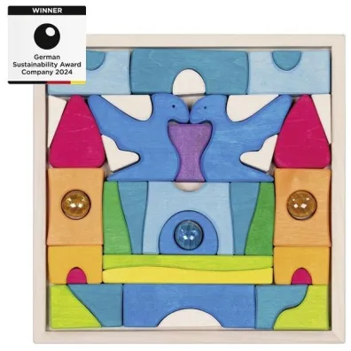 Puzzle Zamek uk�adanka z l�ni�cymi kamieniami Goki