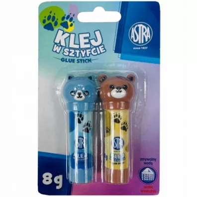 Astra Klej w sztyfcie Zwierztka 2 x 8 g