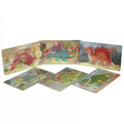 Puzzle Uk�adanka Dinozaury MIX Adar