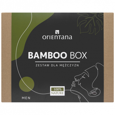Orientana Bamboo Box zestaw kosmetyków dla mężczyzn (żel + krem + balsam po goleniu) 50 ml + 75 ml + 150 ml