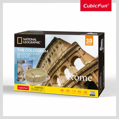Puzzle 3D 131 el. National Geographic Colosseum Cubic Fun