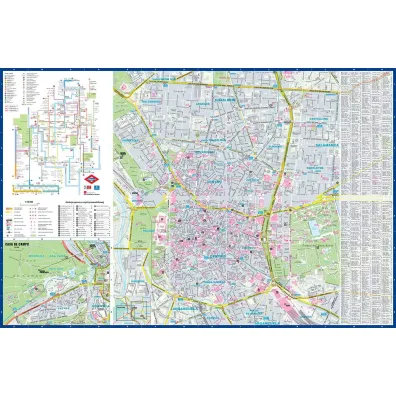 Madryt map&guide PL laminat 2023
