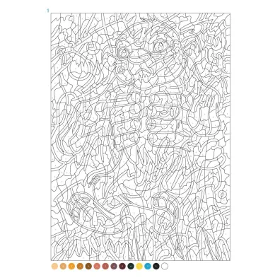 Disney. Dzieci. Zagadkowe rysunki. Art therapy. Kolorowanka antystresowa