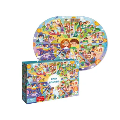 Puzzle 100 el. Daily Routine Dodo