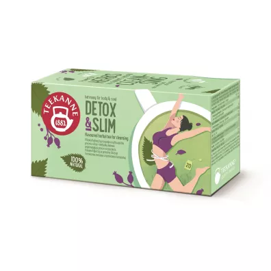 Teekanne Herbata zioowa Detox & Slim 20 x 1,6 g