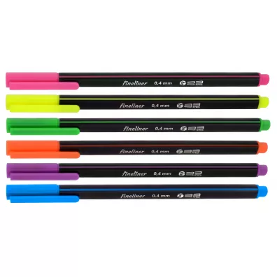 MemoBe Cienkopisy neon 0.4mm