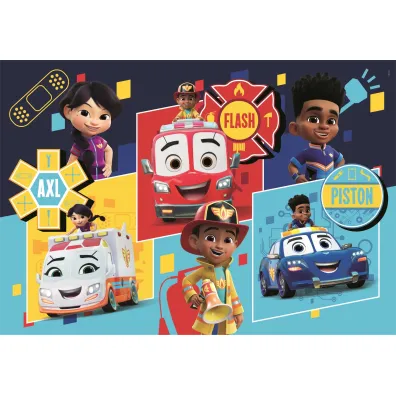 Puzzle 24 el. Maxi SuperColor. Disney Firebud Clementoni