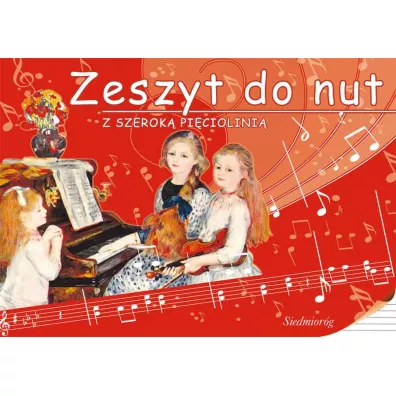 Siedmiorg Zeszyt do nut z szerok piciolini